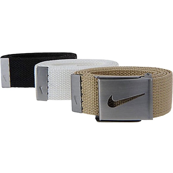 Nike Golf Men's 3-in-1 Web Belts, One Size Fits Most - Picture 2 of 2